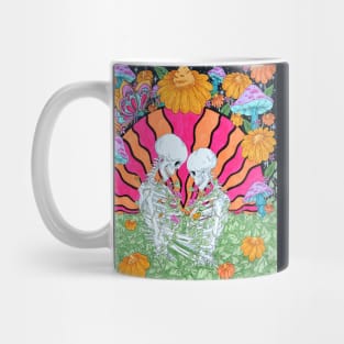 Eternal Sunshine - Mushroom and Skeleton design Mug